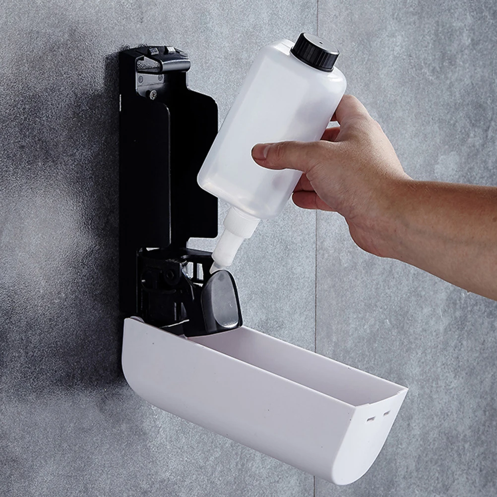 

Wall Mounted Soap Dispenser Shampoo Liquid Bottle Bathroom and Shower Gel Pump Wall-mounted Lotion