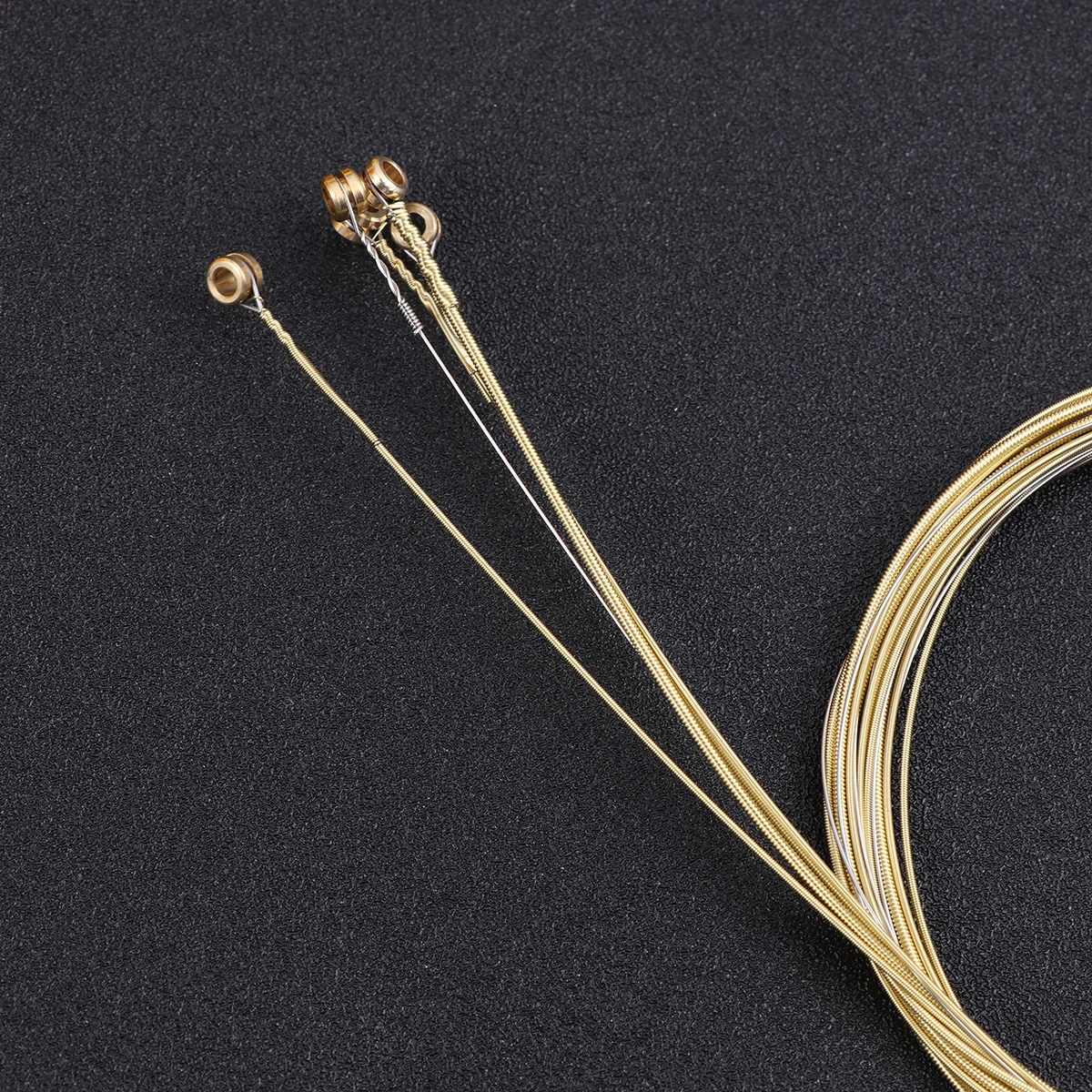 

Premium Brass Guitar Strings Steel Wire Long Lasting Golden Tone Bright Sound Acoustic Folk Guitar Accessories Hollow Bead