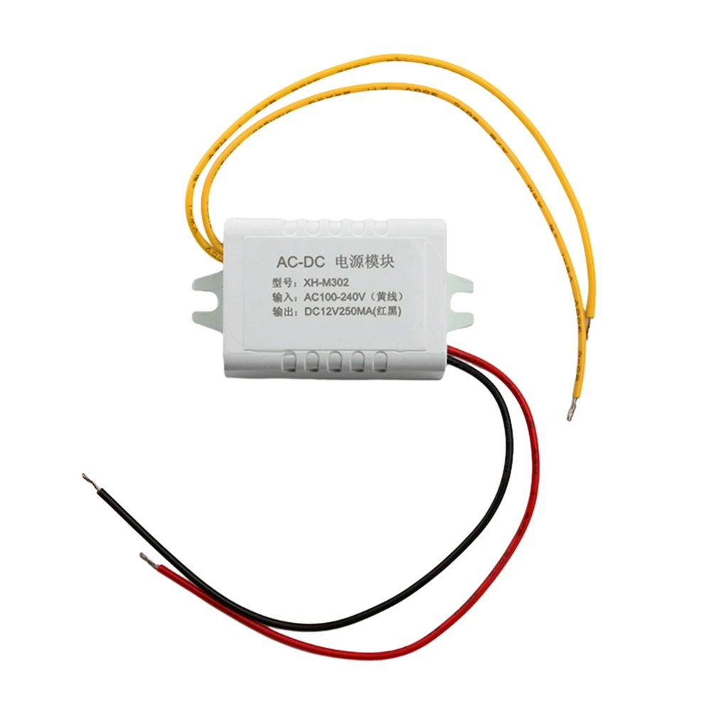 XH-M302 AC-DC Power Supply Module AC110V 220V 230V To DC 12V 3W Mini Buck Converter Voltage Stabilized Module