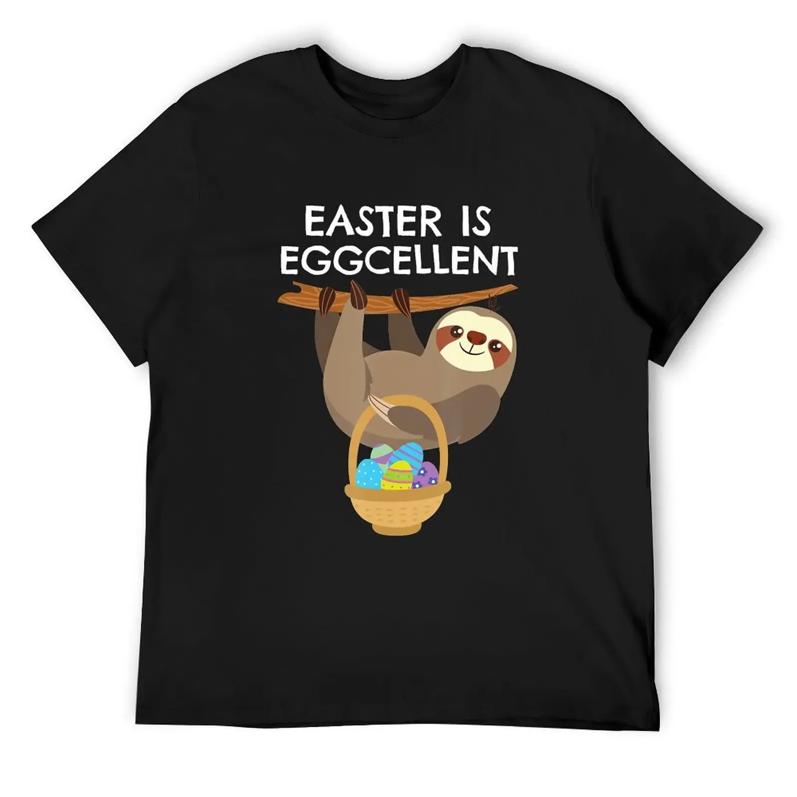 

Easter Sloth Easter Is Eggcellent T-Shirt vintage t shirts cheap stuff big and tall t shirts for men