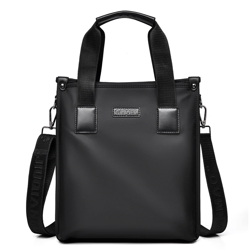 

Мужская деловая сумка-портфель через плечо из кожи для документов и работы, стильная сумка для мужчин