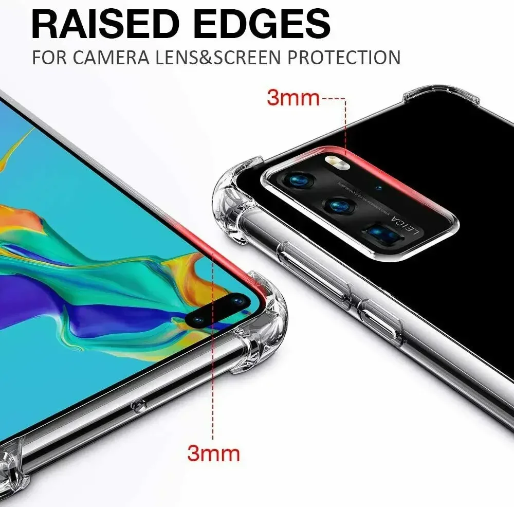 Case Huawei Y9S 2019 Y9A Y9 Prime Y9 2018 2019 Y8S Y8P Crystal Clear Shockproof Bumper Transparent TPU Slim Fit Flexible Cover image 2