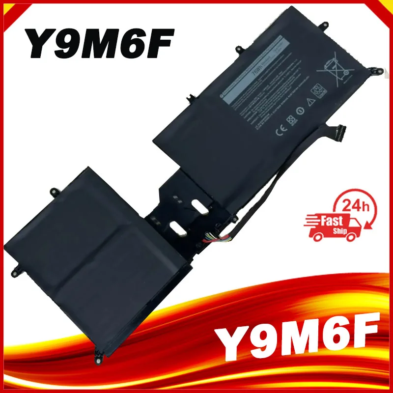Batería Y9M6F de 76Wh para Dell Alienware, M15, R2, P87F, M17, R2, P41E, P41E001, P87F001