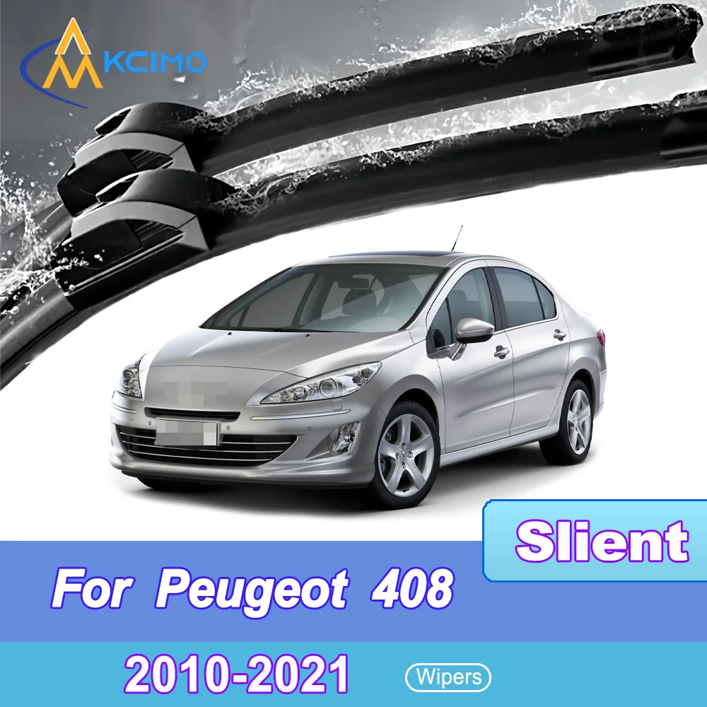 

2pcs Quiet Beam Wiper Blades for Peugeot 408 T7 2010-2021 Silent Windshield Wipers with Quick Installation