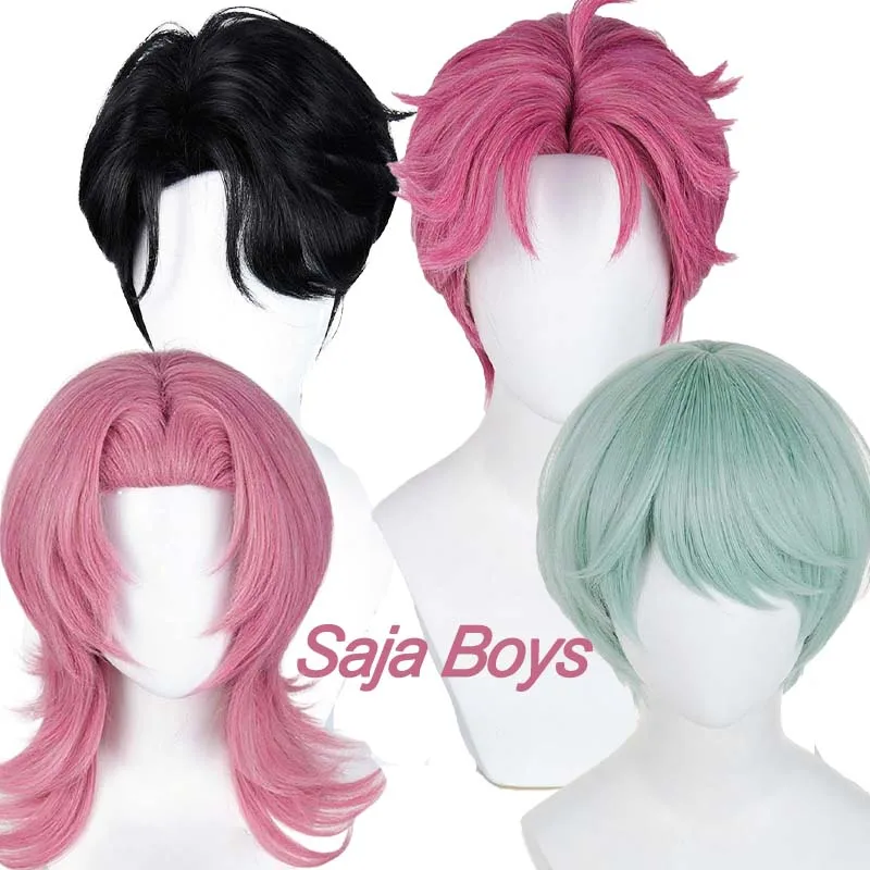 

Saja Boys Jinu Baby Abby Romance Cosplay Wigs Kpop Demon Anime Short Hair for Men 2025 Movie Hunters Accessories