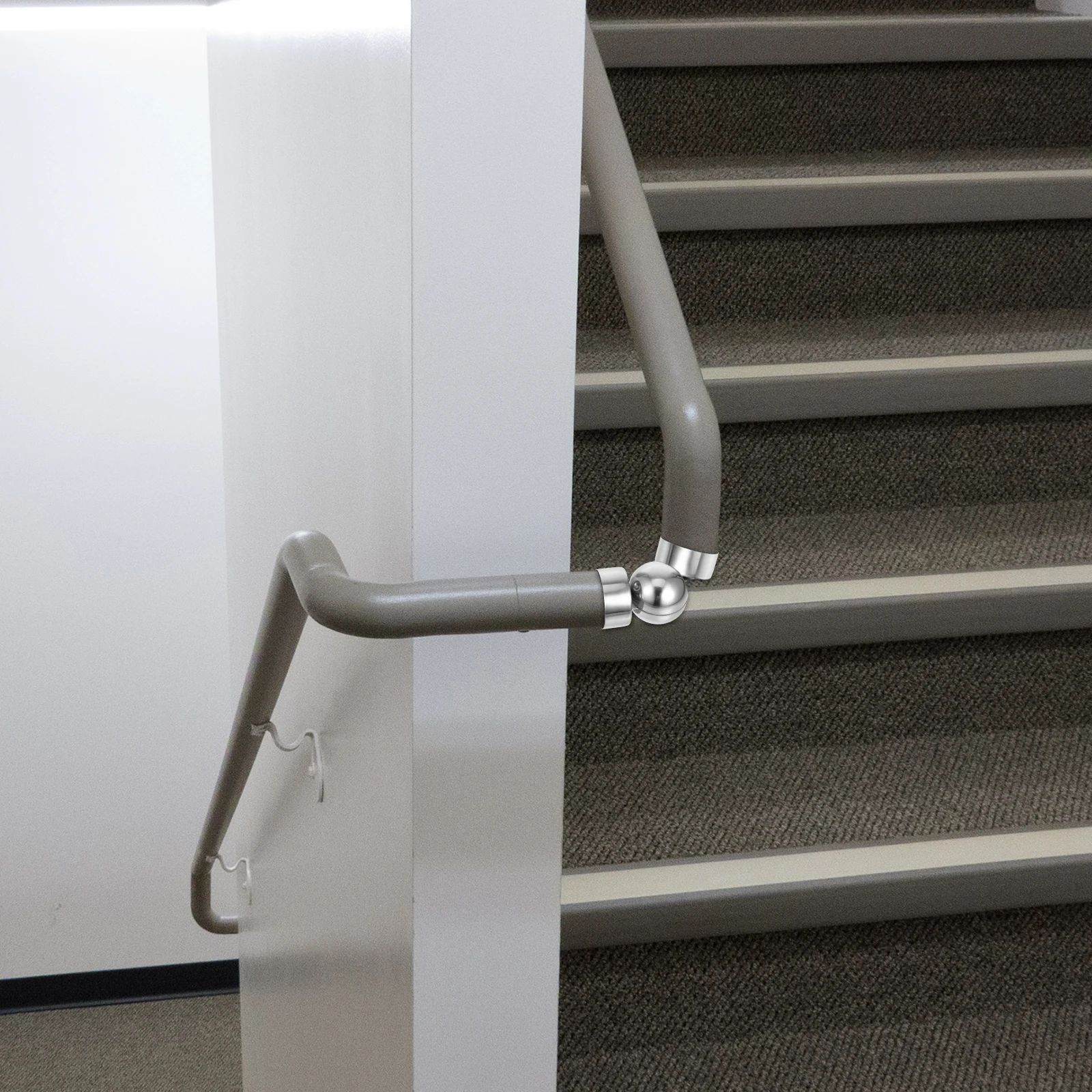 

Stainless Steel Handrail End Caps Durable Outdoor Indoor Stair Railing Connectors Universal Fit For All Sizes Stairway