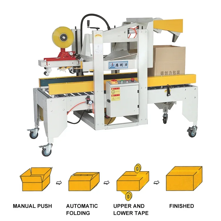 Automatic Four-Corner Edge Carton I-Sealing Machine H-Type Adhesive Tape Carton Sealing Machine