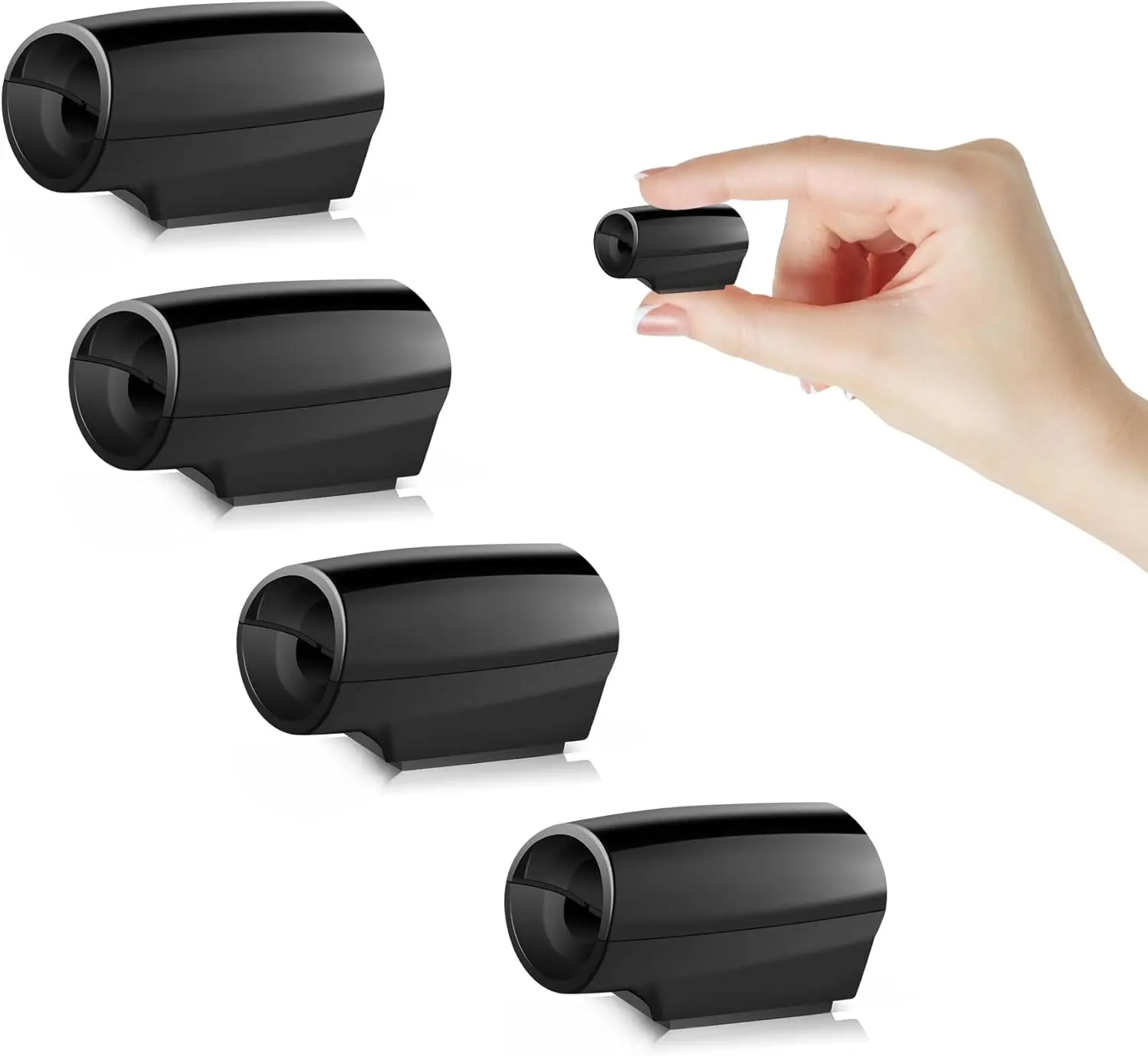 4 Pack Car Deer Whistle Warning for Car Horn Unit, Deer Whistle for Vehicles with Rubber Pads, Car Exterior Accessories