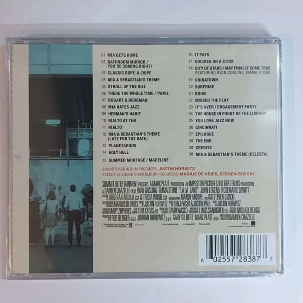 La La Land Mia Gets Home Soundtrack CD Western Pop Movie Music Collection