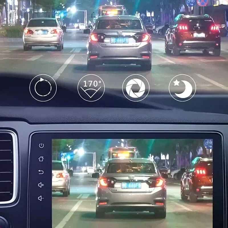 WiFi 1080P HD Car Dash Cam Recorder Android Dashcam Blackbox ADAS Night Vision Loop Recording Driver Video Recorder APP Control