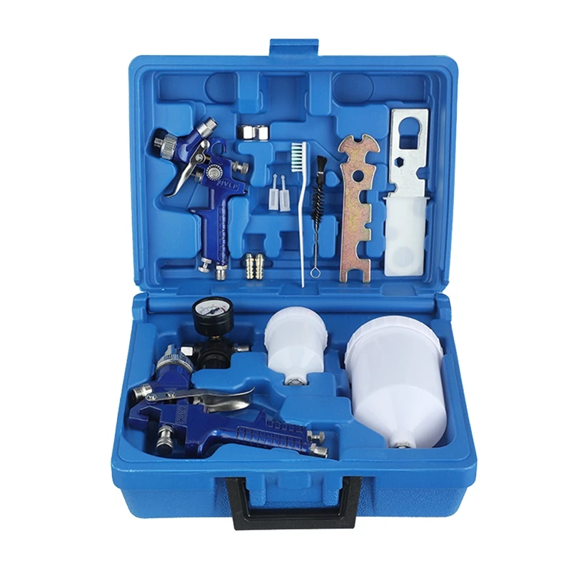 

Promotion! H827+H2000 High Mist Spray Sprayer HVLP Spray Sprayer Fluid Tips DIY Spray Paint Kit Portable Paint Spray