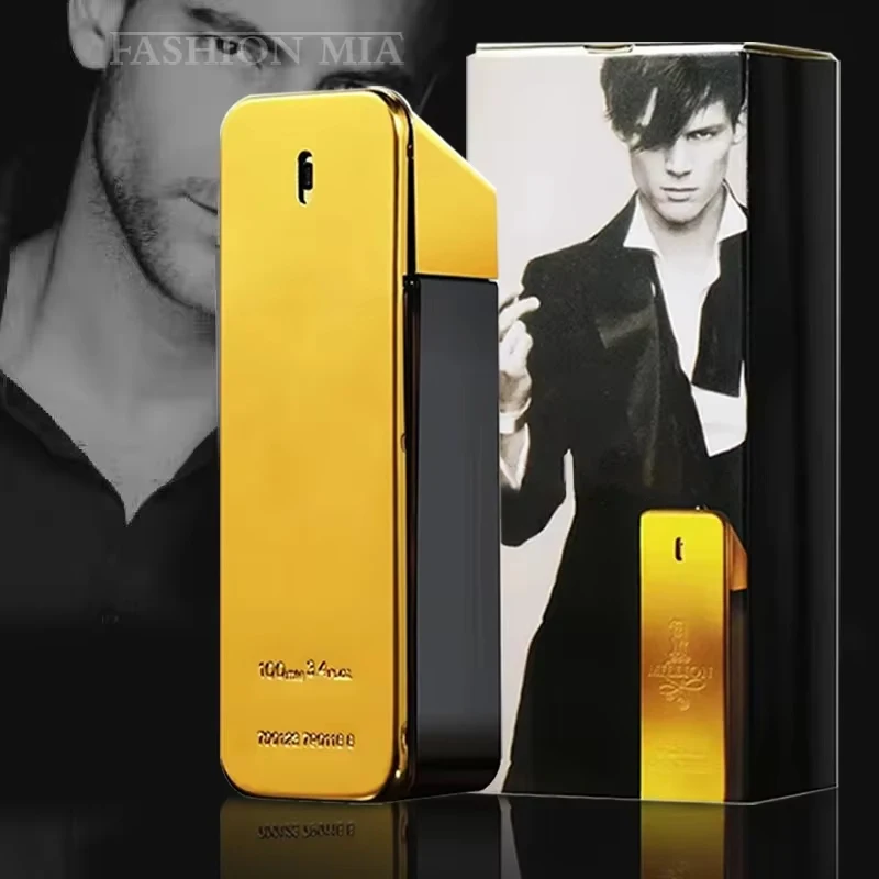 100ml Million Gold Perfume Fragrance Pheromone Spray Masculine Men Long-lasting Body Spray Cologne Daily Dating Light Parfume