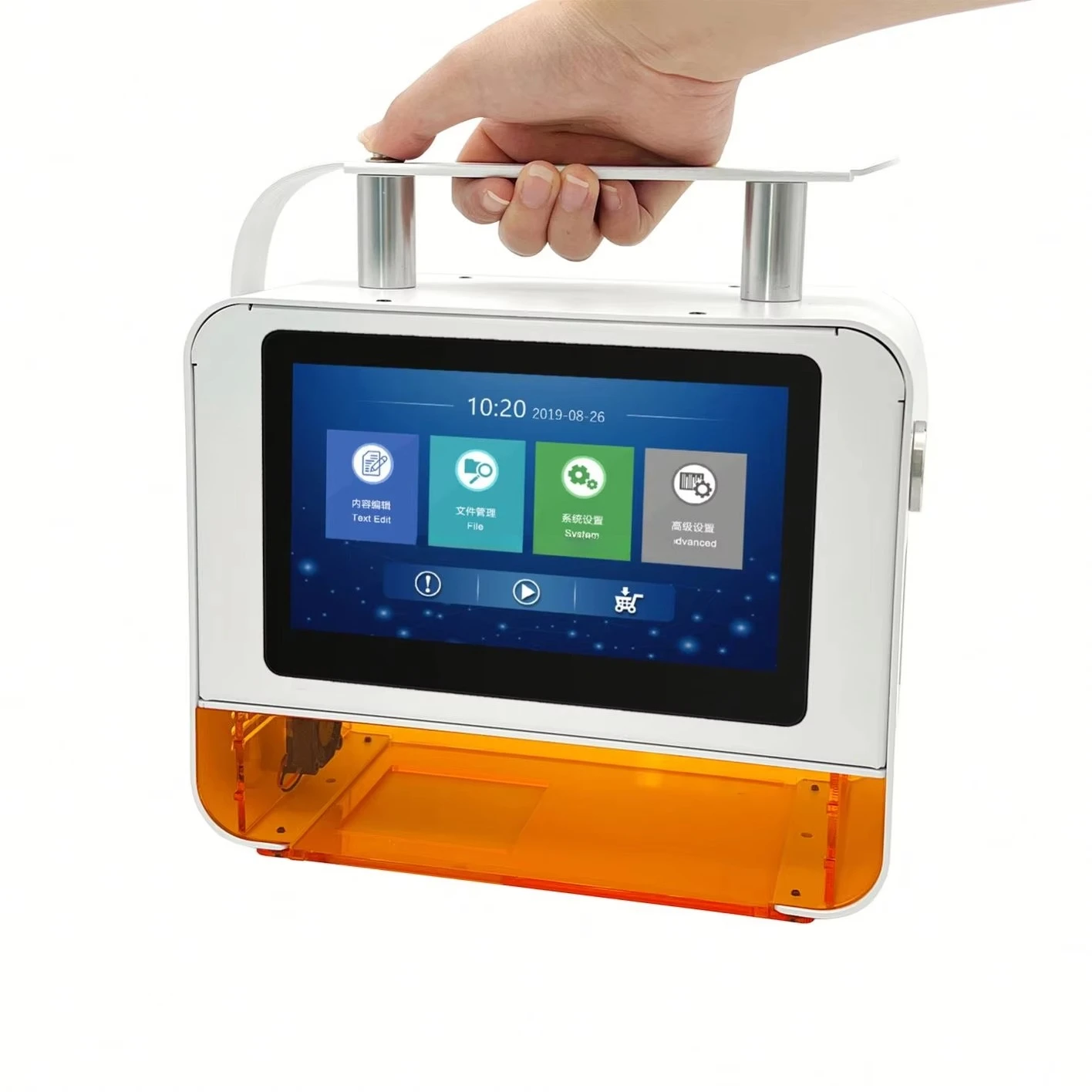 Máquina de marcação a laser de mesa multifuncional |   Couro, Plástico, Código de Madeira para Pequenas Linhas de Produção Data/Impressão em Lote