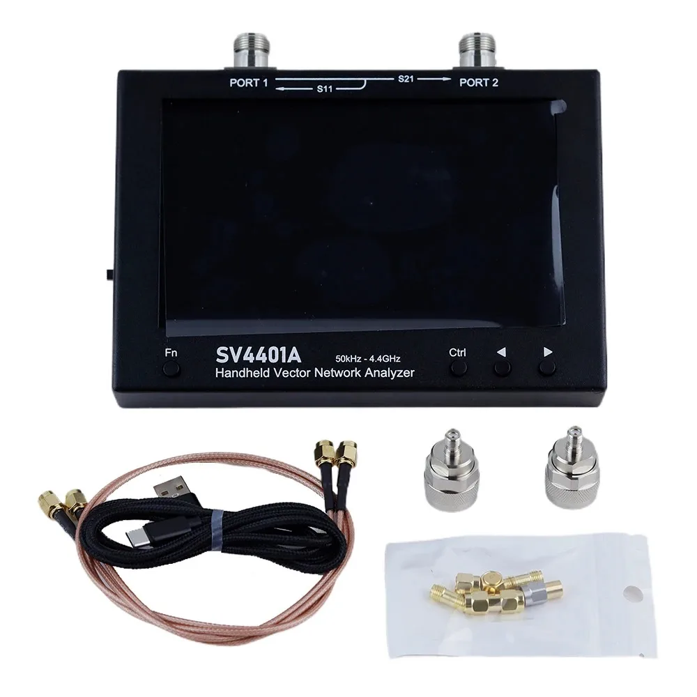 SV4401A 7 Inch Touch LCD 50Khz 4.4Ghz Vector Network Analyzer Hf VHF Uhf Antenna Analyzer Update