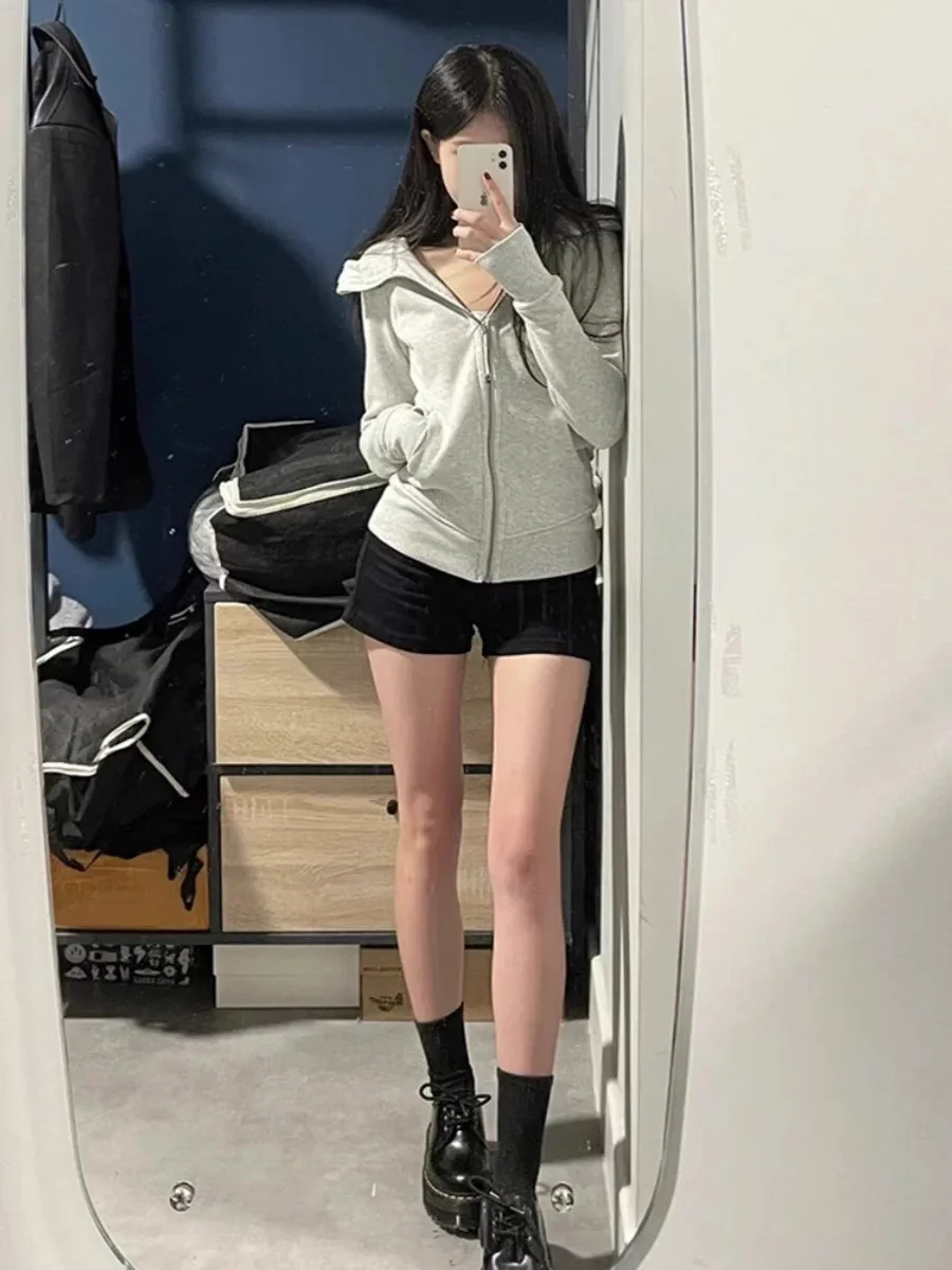 

Хлопковые толстовки с капюшоном, топы, женские качественные вязаные толстовки с принтом для тренировок, Sudaderas, женский галстук с v-образным вырезом, незаменимый капюшон с разрезом для пар