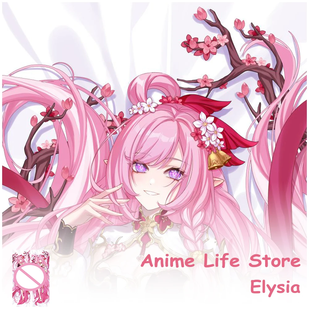 Dakimakura Anime Honkai: Star Rail Elysia Long Pillowcase Hugging Body Cosplay Props Otaku Bedding Cushion Covers Decor Room