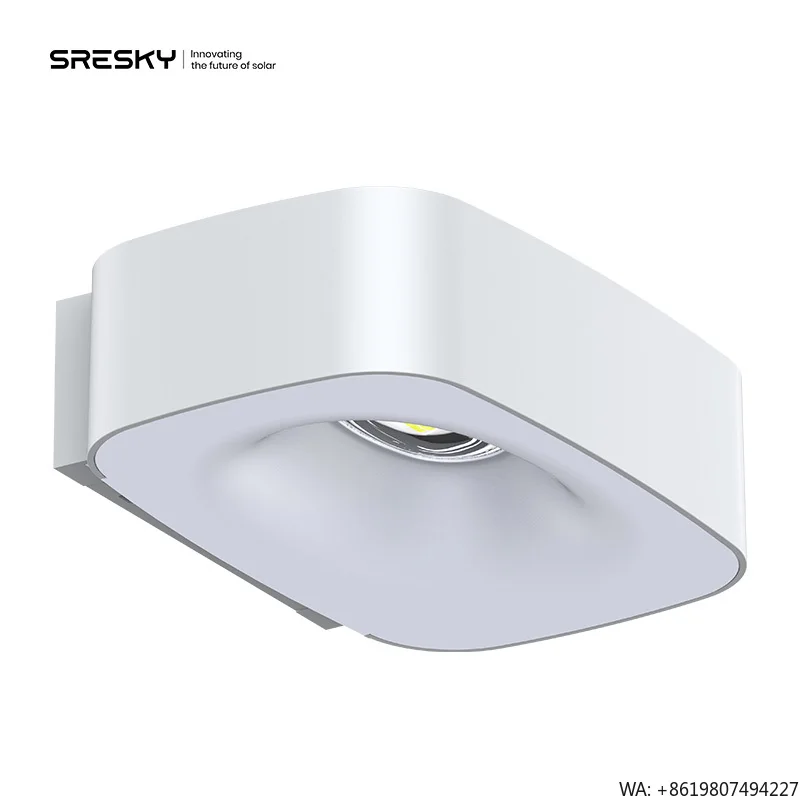 

Modern Design Outdoor Wall Lamp with 700LM Garden LED Solar Porch Lights IP65 Rating-up & Down Lighting