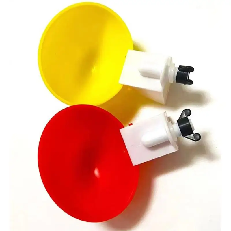 5PCS Chicken Drinking Cup Automatic Poultry Drinking Bowl Chicken Waterer Cups Duck Machine Hanging Drinking Bowls Water