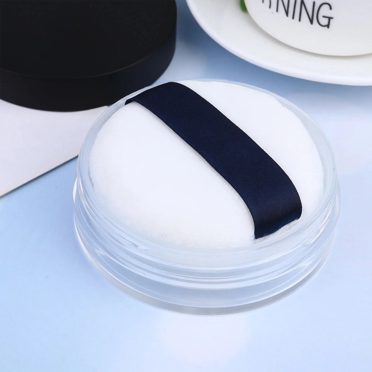 Scatola per cipria in polvere da 20G Contenitori in plastica Ideal Face Compact Glitter Fard Spugna Soffio Trucco per famiglia da viaggio