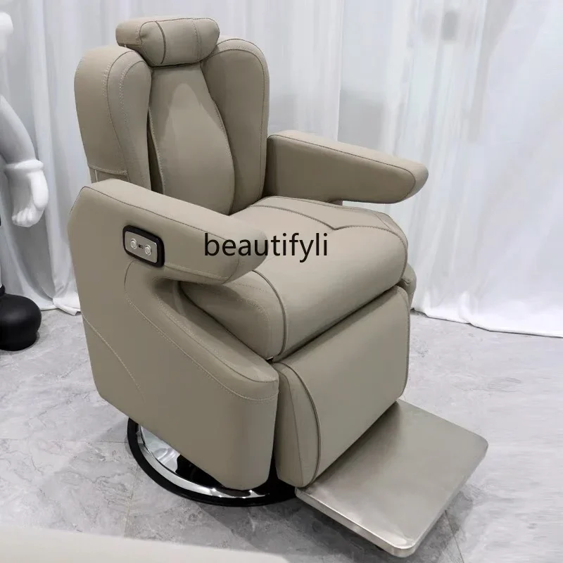 

Hair care can be tilted down physiotherapy hairdressing chair hair dyeing perm lift large chassis hair cutting chair