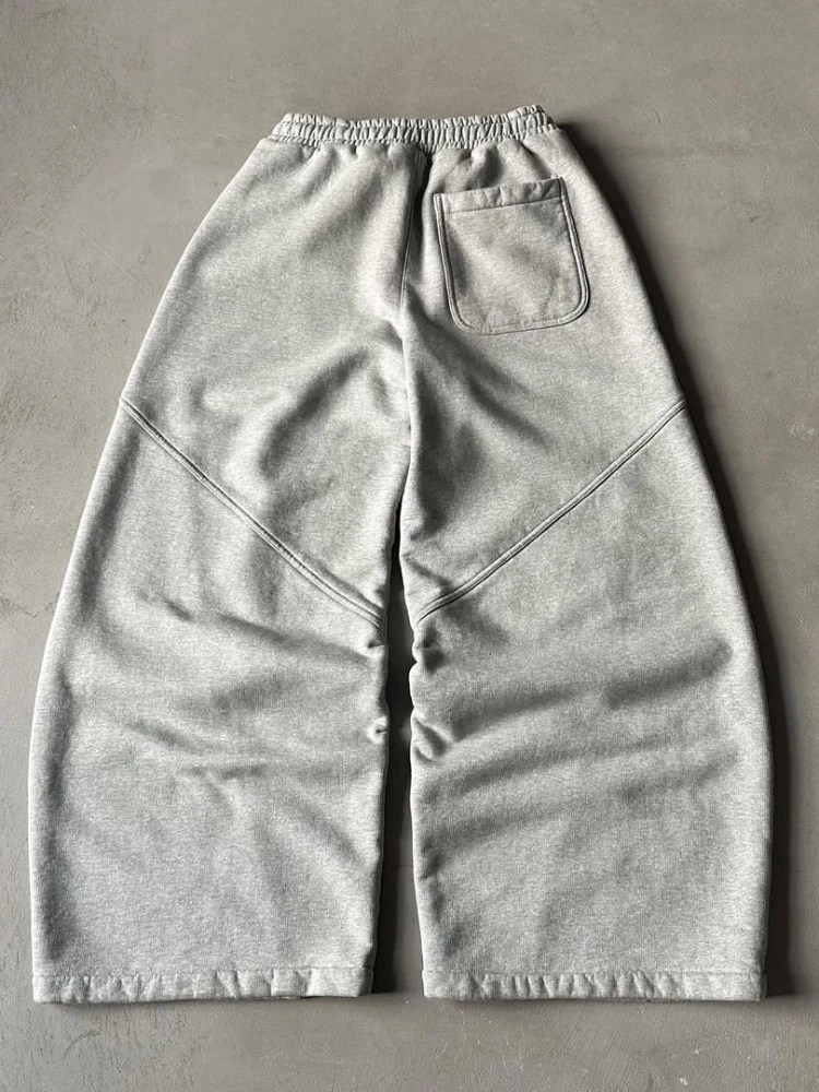 2025年ストリートヒップホップゴシック原宿ファッション万能ストレートワイドレッグパンツメンズアメリカンレトロY2Kカジュアルルーズトラウザーズ