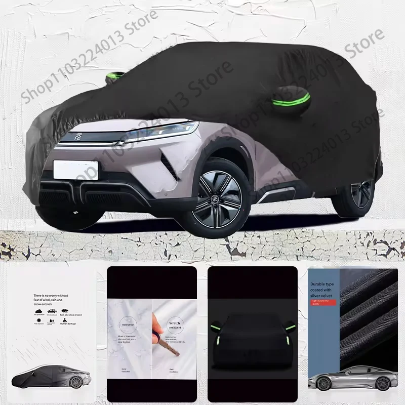 

For BYD Yuan up Auto Anti snow Anti dust Anti uv Anti Frost Anti peeling paint And Anti Rainwater car cover Car cover black