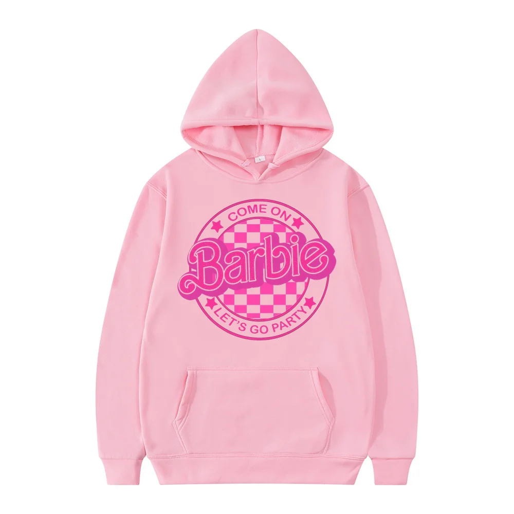 New Kawaii 90s Disney Barbie Hoodie Ladies Top Princess Women Hoodies Sweatshirt Kids Boys Girls Harajuku Streetwear Clothes