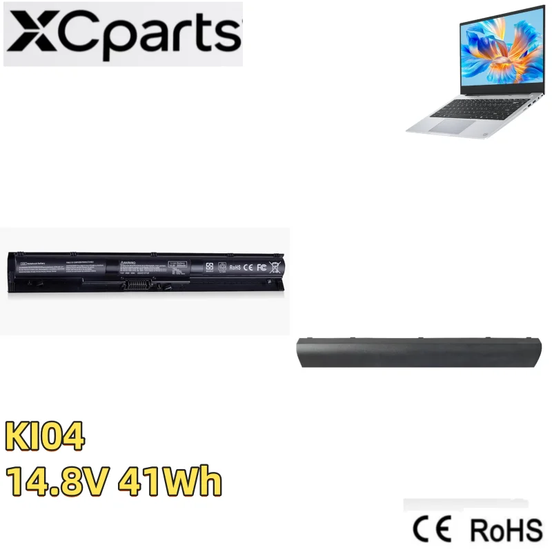 4Cell New KI04 Laptop Battery for HP Pavilion 14 15 14-ab005TU 15-ab072TX HSTNN-DB6T HSTNN-LB6R HSTNN-LB6S HSTNN-DB6T 800049-001