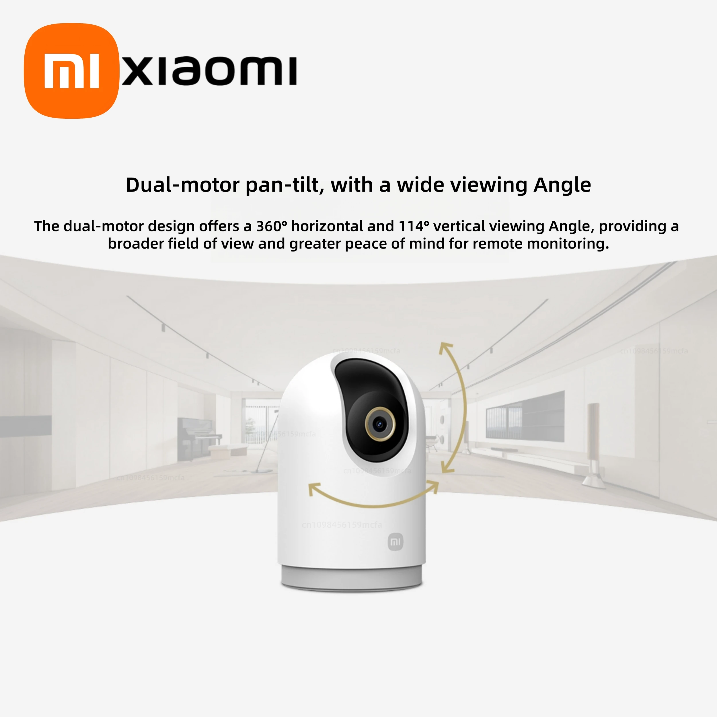 Xiaomi Smart Camera 3 Pro PTZ Version Full Color HDR 2.4/5GHz Mesh Gateway AI/Human/Pet/Baby Cry Detection 360° Security Monito