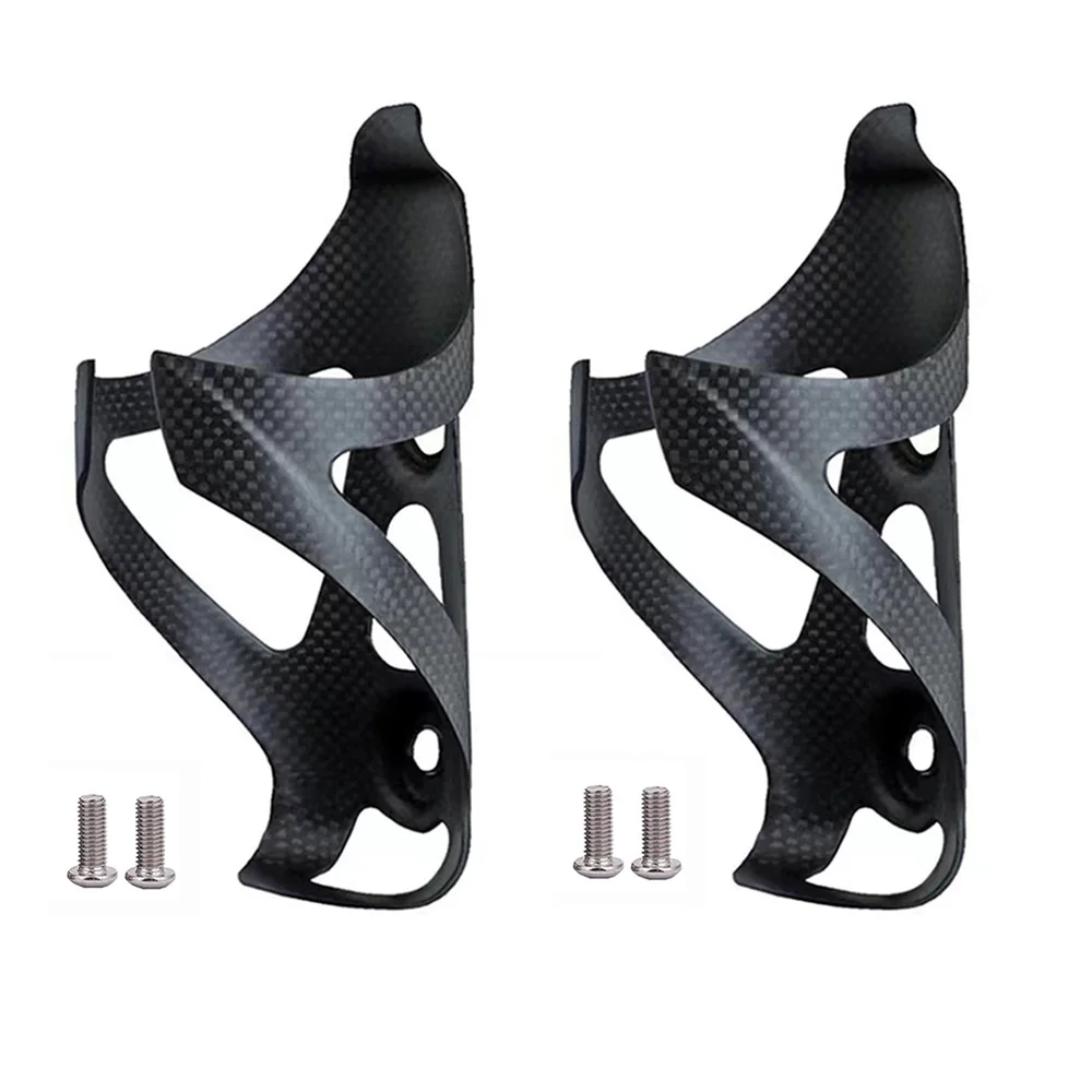 2 Stück Vollcarbon-Fahrrad-Flaschenhalter MTB Rennrad Flaschenhalterung Ultraleicht Fahrradzubehör Matt/Glänzend 4 Farben 1