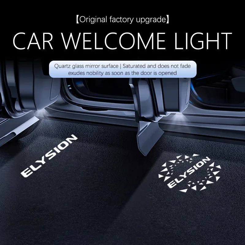 LED Car Door Interior Welcome Ghost Shadow Warning Light For Honda Elysion rr1 Accessories