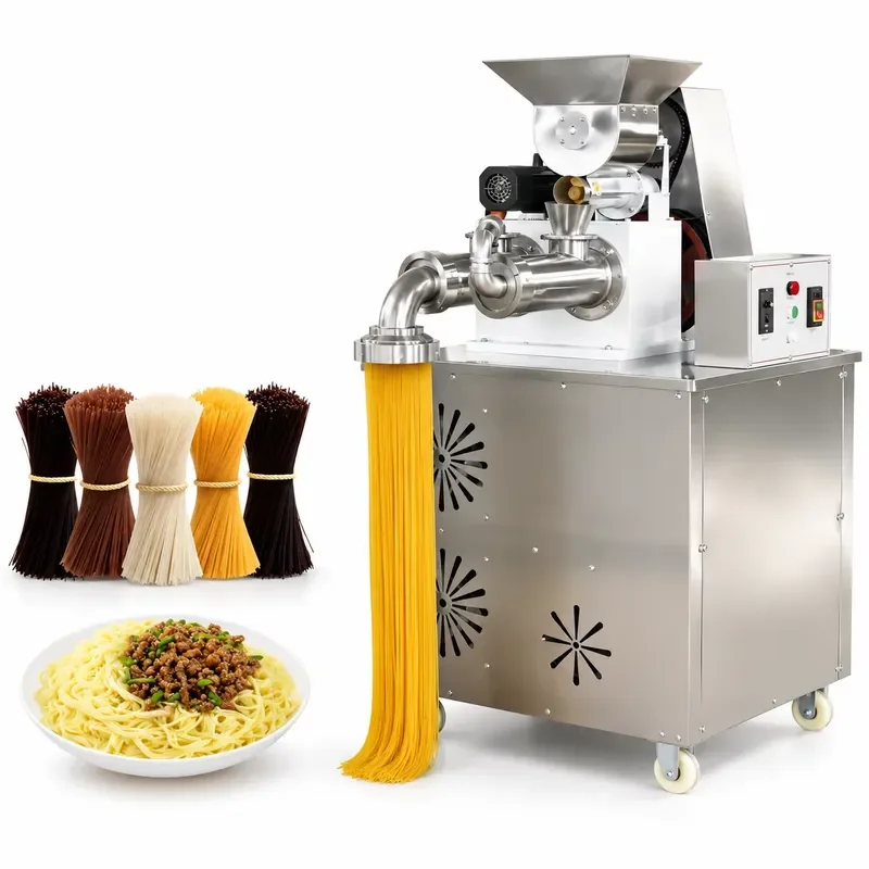 Commercial Sweet and Dry Rice Noodle Making Machine Corn Noodle Maker Cold Rice Vermicelli Extruder for Home Business Use