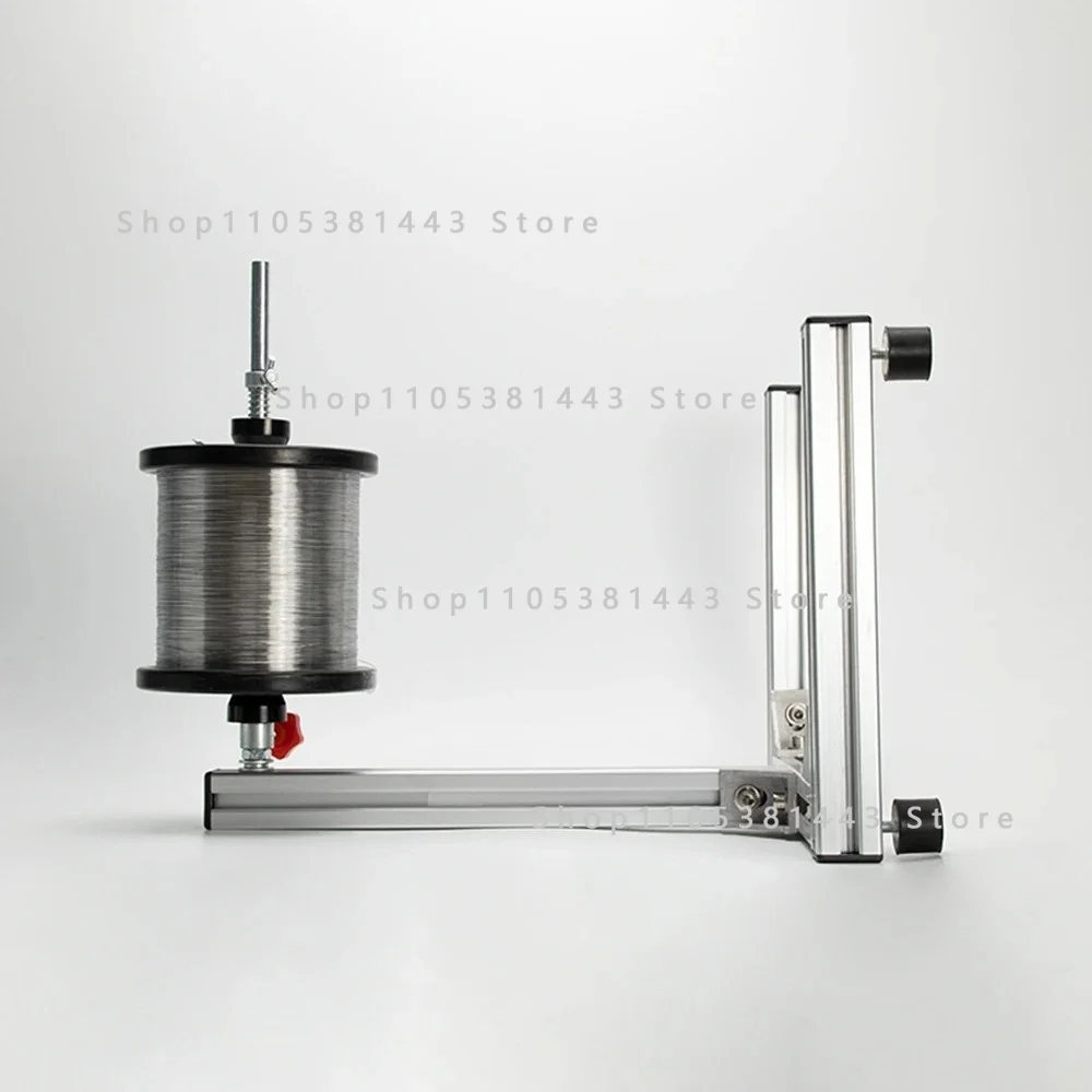 Reel Spooler Metal Damping Adjustment Winding Machine Wire Rack for Fishing Line Cotton Thread, Enameled Wire Winder Machine