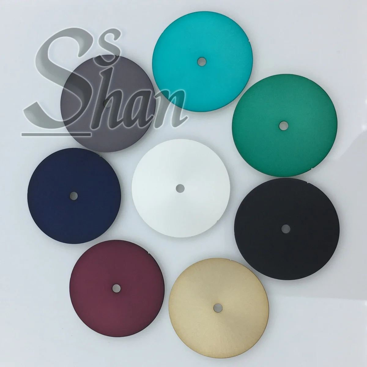 NH36 пустой простой циферблат часов диаметром 29 мм, красный, желтый, белый, зеленый, синий, черный и серый подходит для автоматического механизма NH36