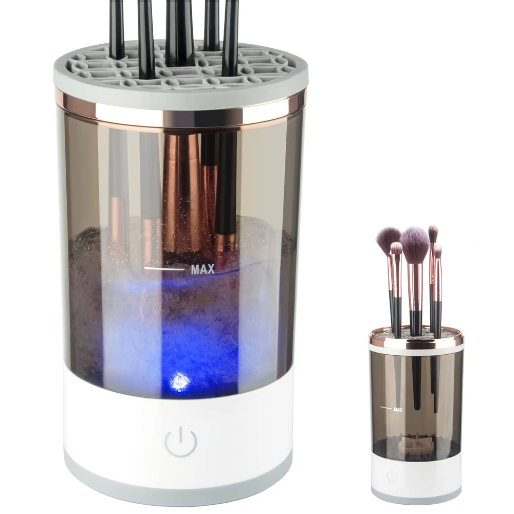 Electric Makeup Brush Cleaner Automatic Make Up Brush Cleaner Machine Cosmetic Brush Cleaner And Dryer Beauty Makeup Tools