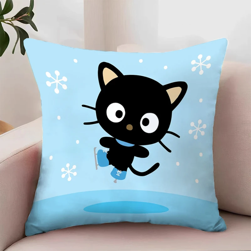 Decorative Pillowcase 40x40 Cute Chococats Aesthetic Room Decoration Decorative Pillow Cover for Living Room Cushions Home Decor