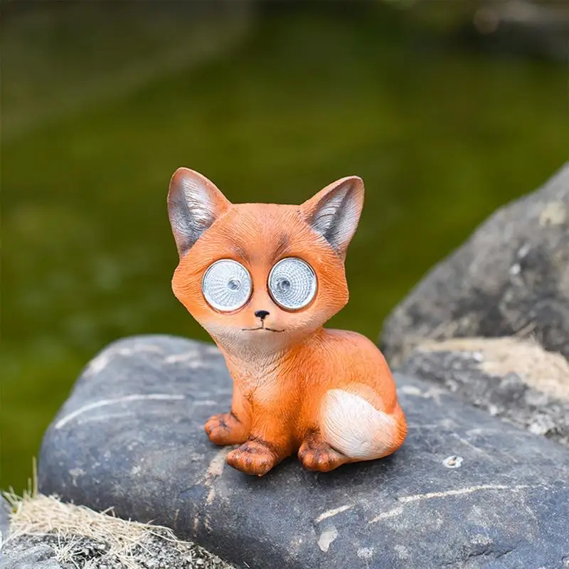 

Солнечные садовые статуи, световые фигурки, статуи, свет животных, солнечные уличные скульптуры животных для патио, балкона, газона