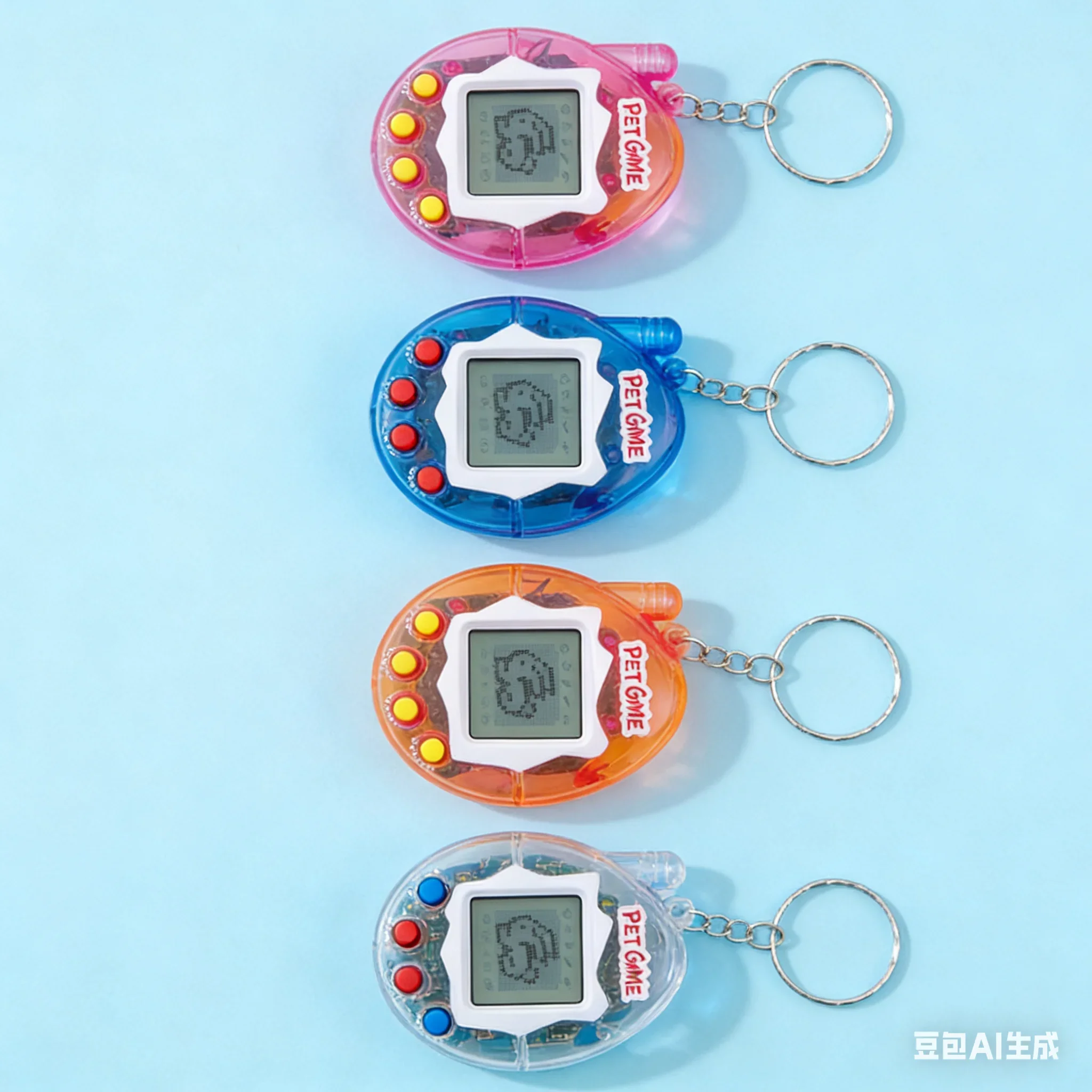 1PCS 90S Nostalgic Tamagotchi Electronic Pets Cat Educational Funny Virtual Cyber Pet Toy Gift Christmas Birthday Children Toys