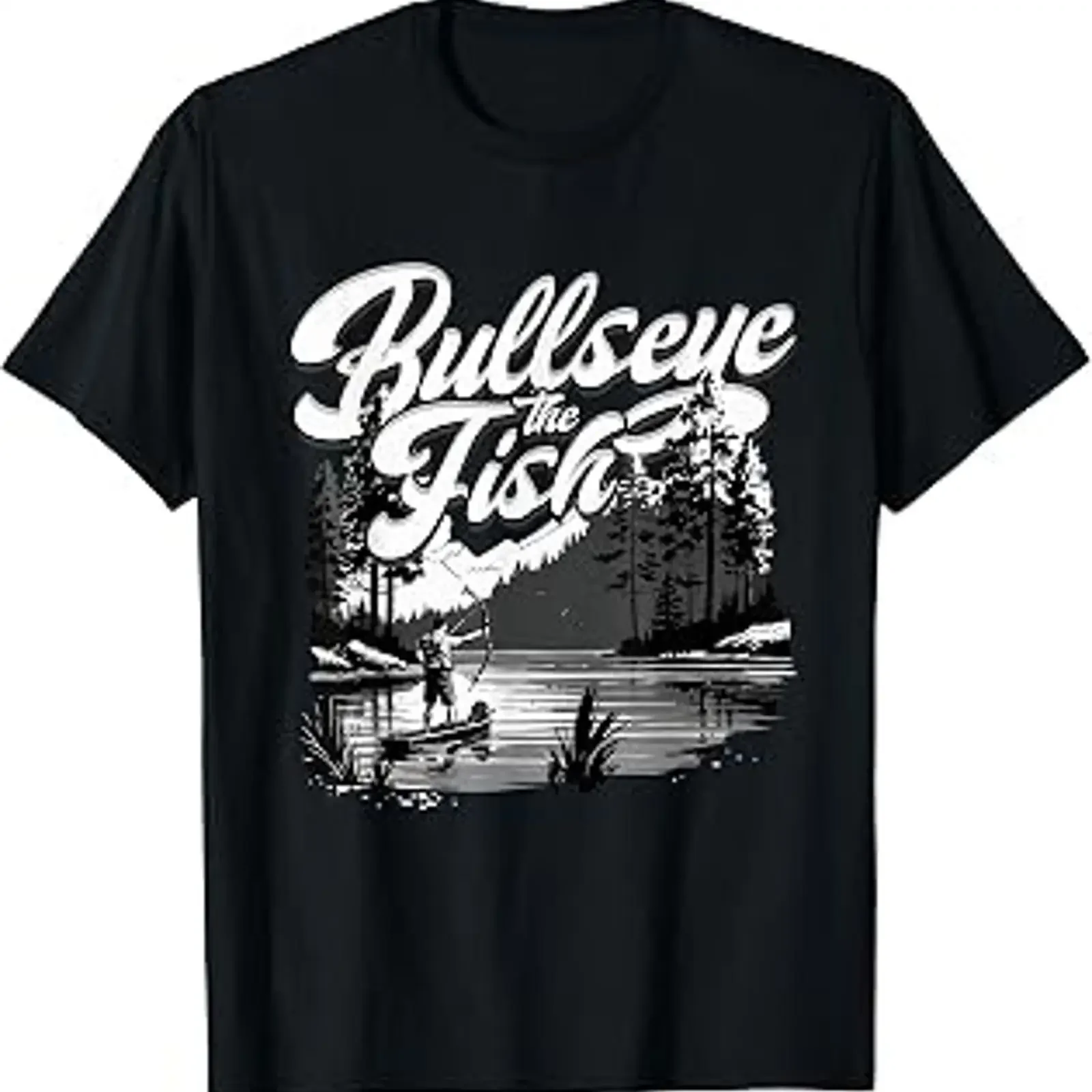 Bowfishing Bowfisher Bullseye The Fish T Shirt vintage Washed Slightly Stylish Stretched designer clothes homme graphic