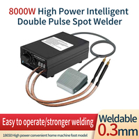 8000W High Power Dual Pulse Spots Welding Machine  for Welding lithium battery Lithium Battery Cellphone Batteries and 0.1-0.15m