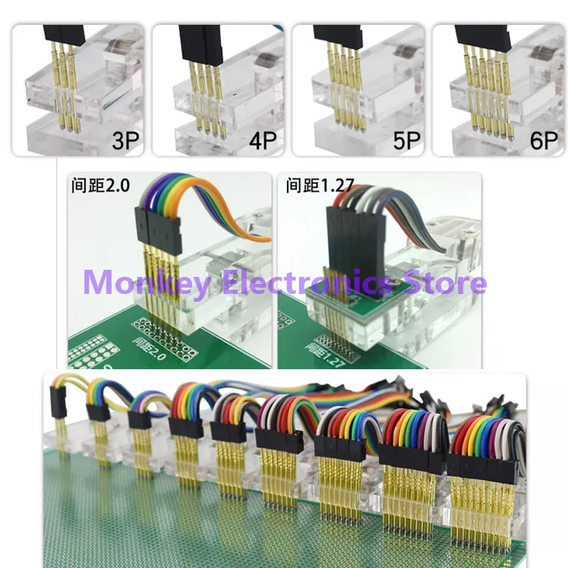 Pin de sonda de fijación, Pin de resorte, estante de prueba de descarga, programación, herramienta de prueba, personalización, PCB, 2,54, 1,27, 1,5,