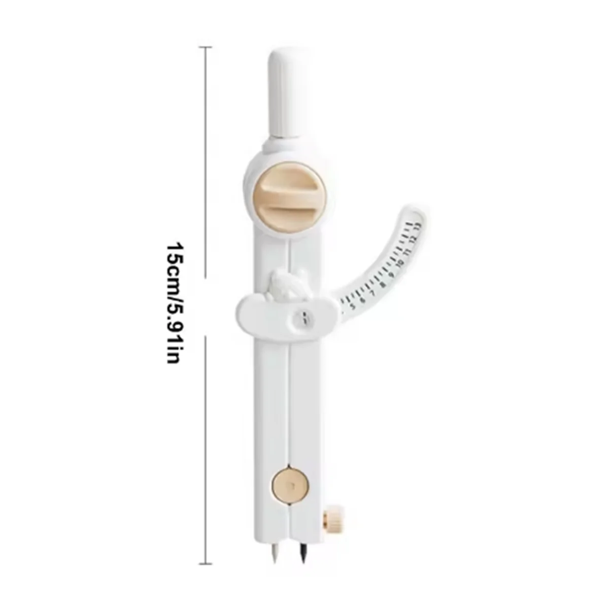 AA98 Drawing Compass for Art Professional Compass for Geometry Portable Compass with Scale
