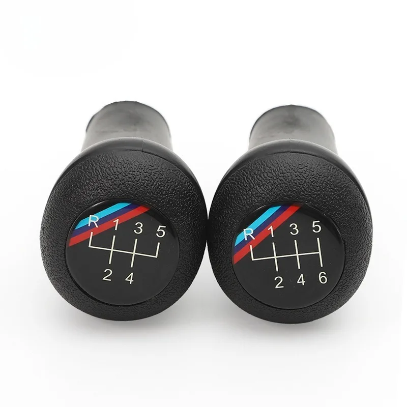Leather Pattern Gear Shift Knob For BMW 1 3 5 6 Series M3 M4 M5 X5 X6 E30 E32 E34 E36 E38 E39 E46 E53 E60 E63 E83 E84 E90 New view 2