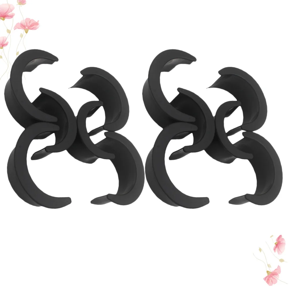 

2 комплекта пластиковых вкладышей для карманов для бильярдного стола, черные 8-боковые сумки для аксессуаров для бильярдного стола, домашний бар, прочный, легкий