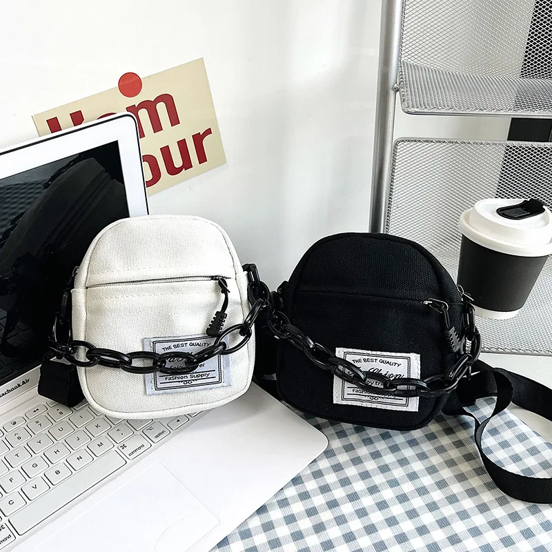 

Women Small Canvas Shoulder Bag Corduroy Chain Designer Bag For Teenager Girl Crossbody Bag Bolsa Cute Tote Purse Female Handbag