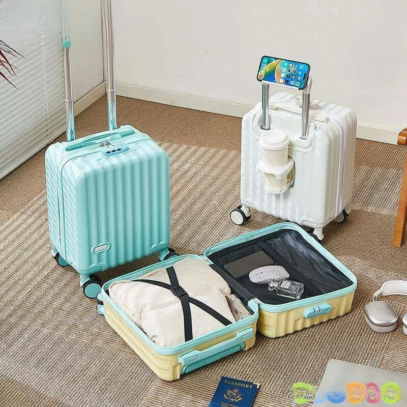 children's-small-password-box-luggage-pole-travel-suitcase-spring-autumn-air-travel-lock-female-model-2026-new-14-inch-password