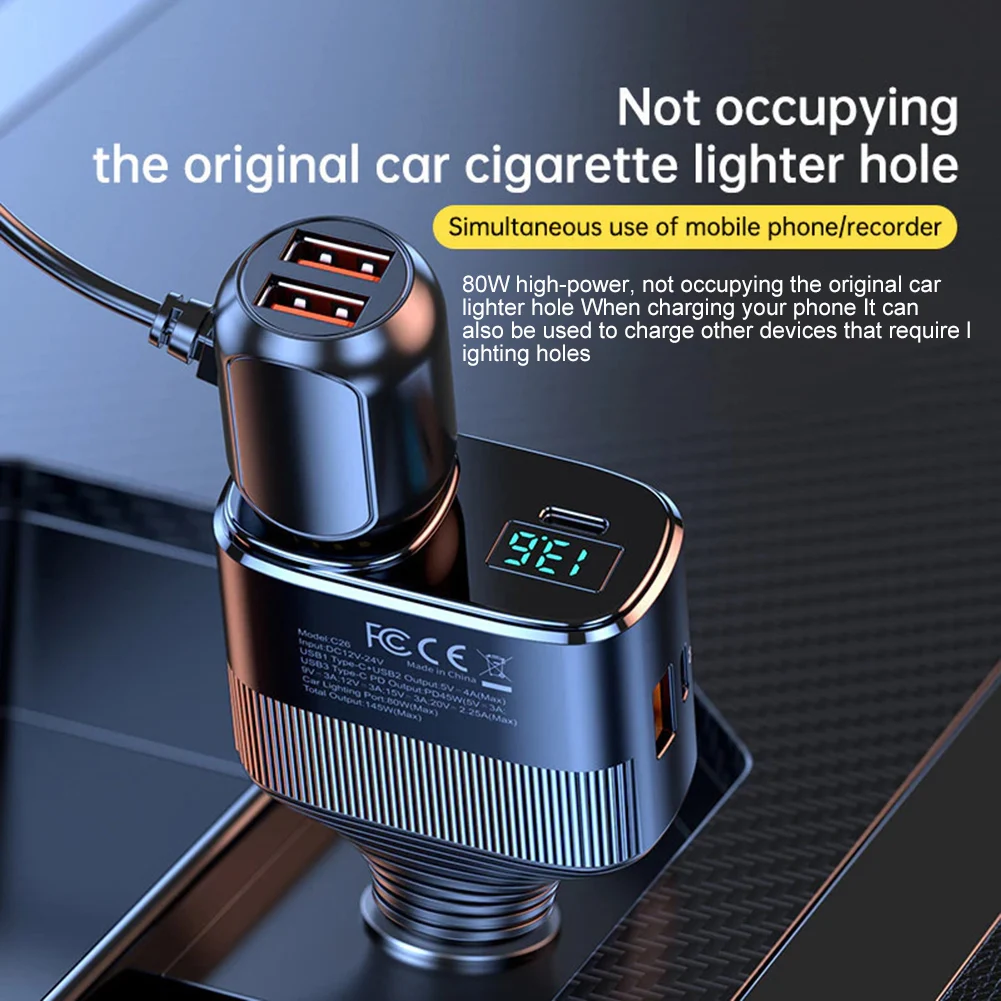 Ideal For Travel 45W Fast Charging Advanced for flash Charging Technology Multi Device Charger 11.1*6*3.2cm Compact Design