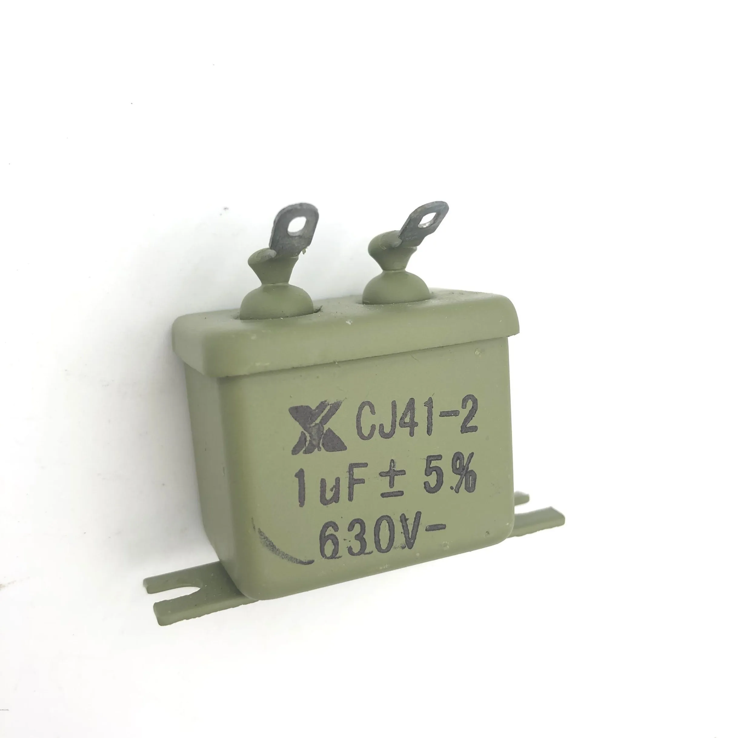 CJ40-2 CJ41 0.47uF 1uF 2uF 4uF 6uF 630V 1000V 1600V 2000V 5% Solder Lug Leads Metalized Paper in Oil Capacitor
