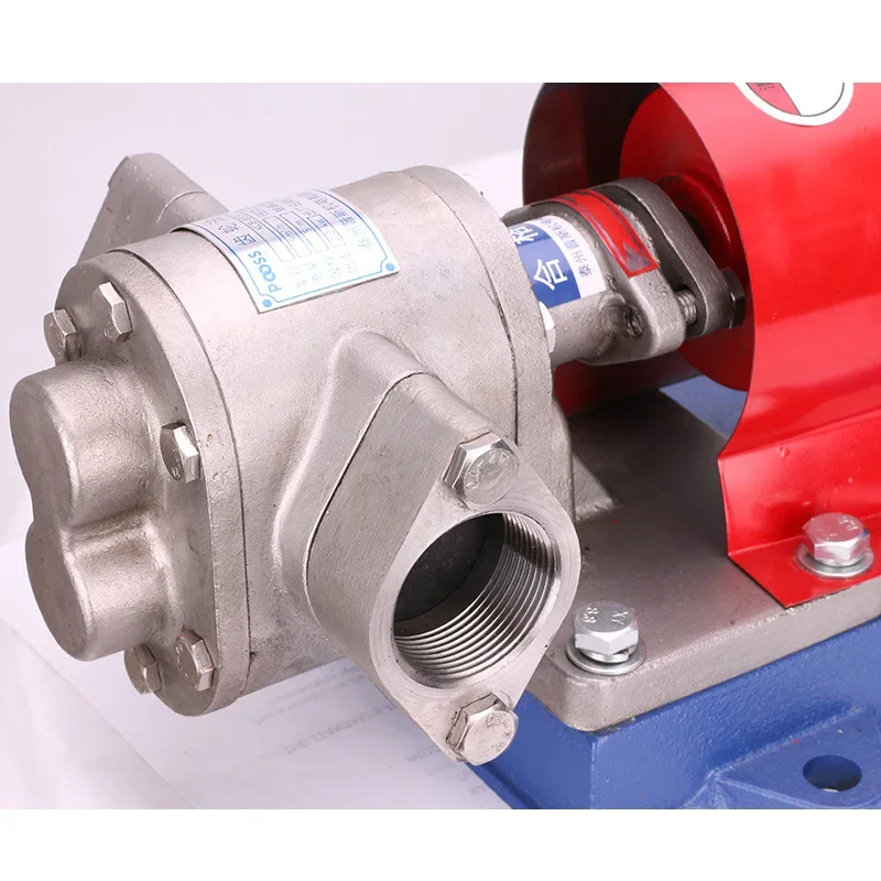 Pussy KCB304 stainless steel gear oil pump motor three-phase 380 large flow explosion-proof oil pump