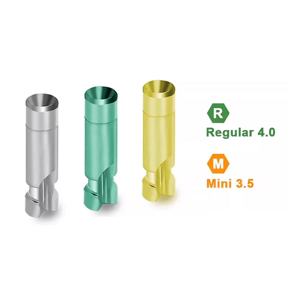 10Pcs/Set Dental Lab Analog Gypsum Model Analog Compatible Osstem Dentium ITI Nobel Adin Implant Fixture Laboratory Equipment